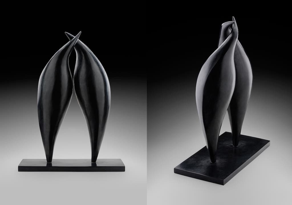 Effleurement - Bronze - 1/8 - 2017 H.54cm / L.40cm / P.20cm ©Philippe-de-Formanoir