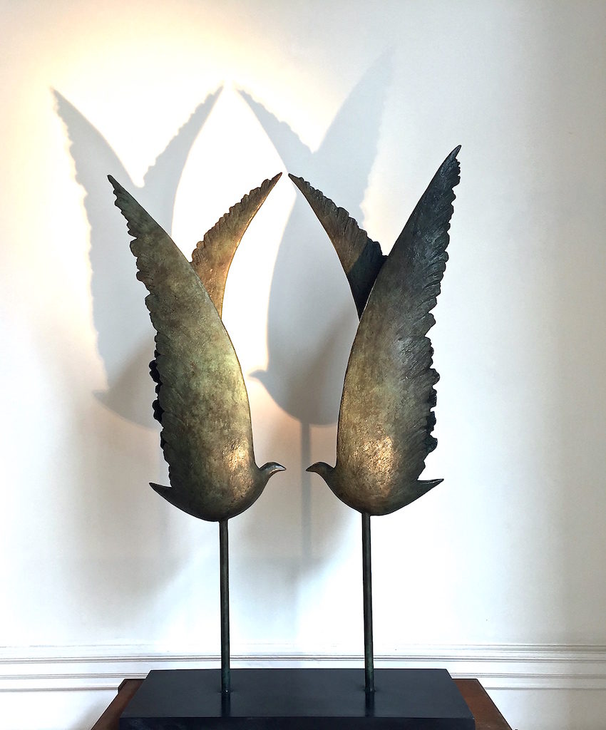 Les Ailes - Bronze - 3/8 - 2015 H.100cm / L.67cm / P.25cm